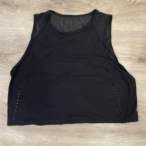 Sculpt Cropped Tank BLK 10